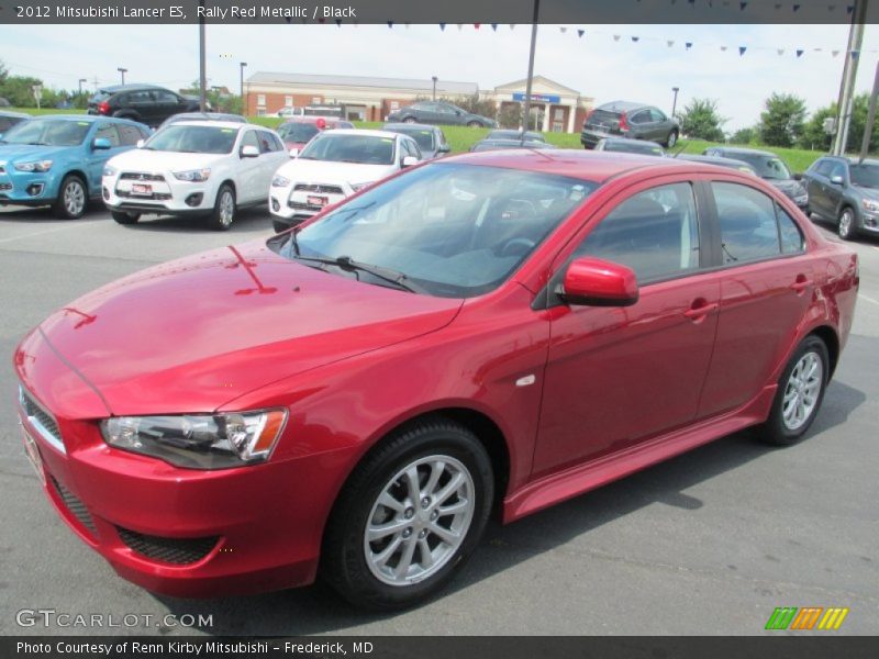 Front 3/4 View of 2012 Lancer ES