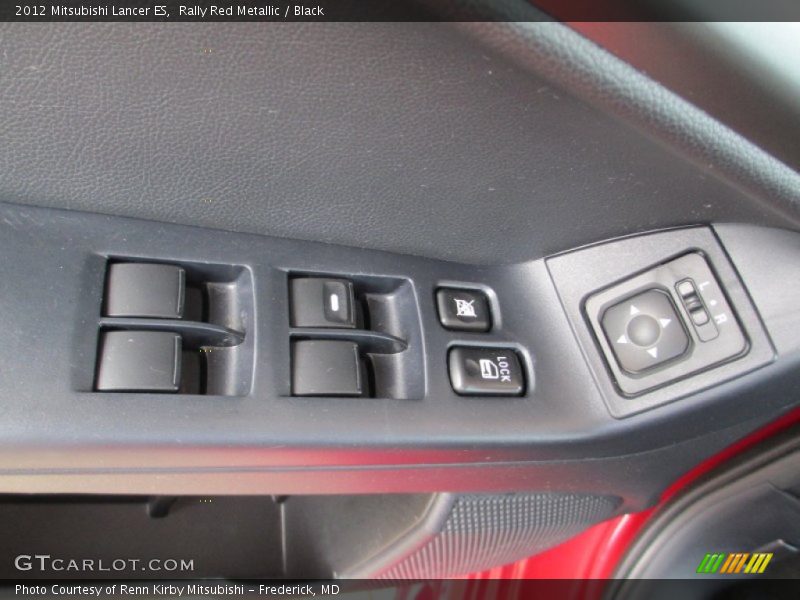 Rally Red Metallic / Black 2012 Mitsubishi Lancer ES