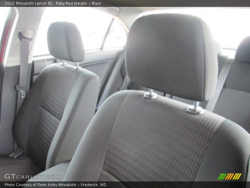 Rally Red Metallic / Black 2012 Mitsubishi Lancer ES