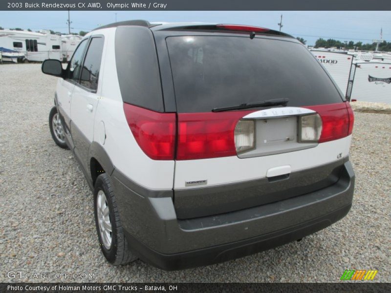 Olympic White / Gray 2003 Buick Rendezvous CX AWD