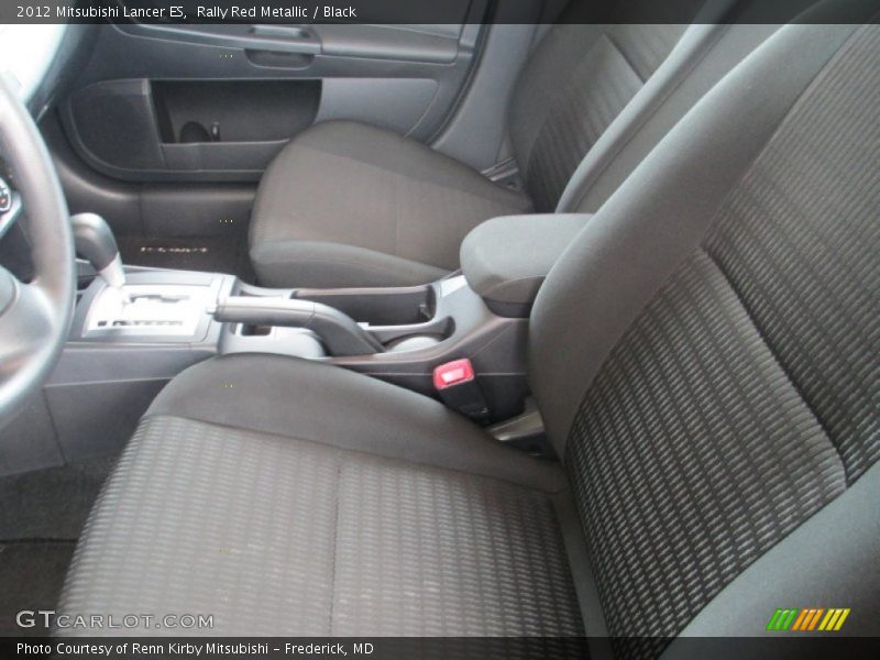 Rally Red Metallic / Black 2012 Mitsubishi Lancer ES