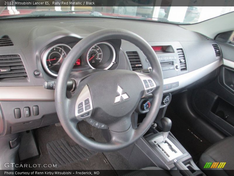 Rally Red Metallic / Black 2012 Mitsubishi Lancer ES