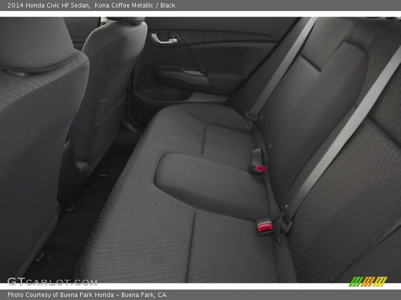 Rear Seat of 2014 Civic HF Sedan