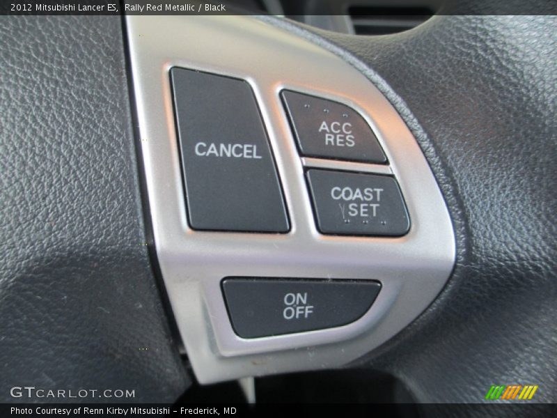 Rally Red Metallic / Black 2012 Mitsubishi Lancer ES