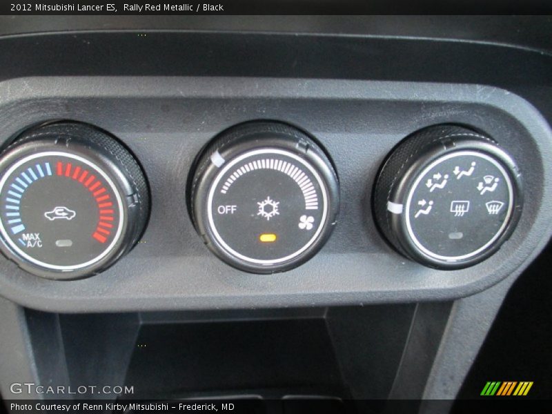 Rally Red Metallic / Black 2012 Mitsubishi Lancer ES