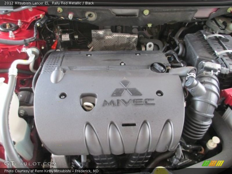Rally Red Metallic / Black 2012 Mitsubishi Lancer ES