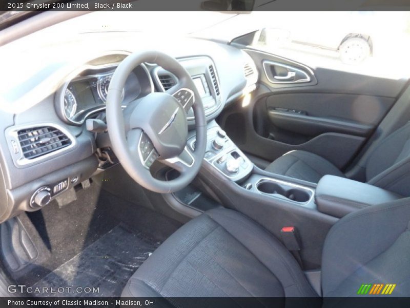 Black / Black 2015 Chrysler 200 Limited