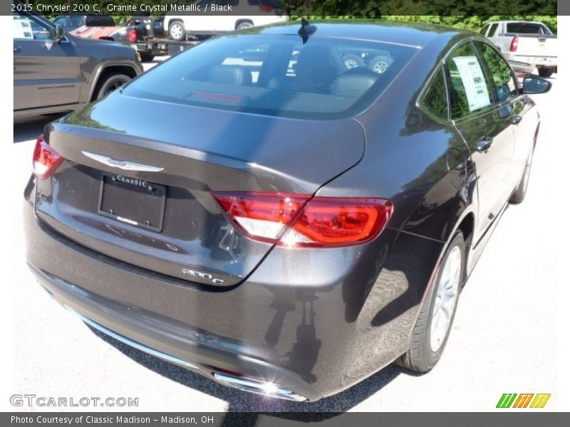 Granite Crystal Metallic / Black 2015 Chrysler 200 C