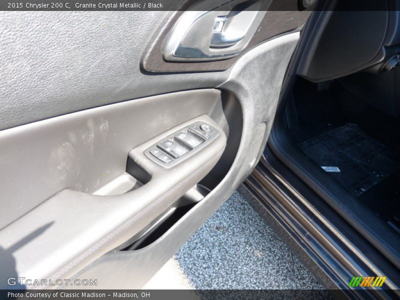Granite Crystal Metallic / Black 2015 Chrysler 200 C