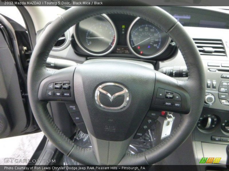 Black Mica / Black 2012 Mazda MAZDA3 i Touring 5 Door