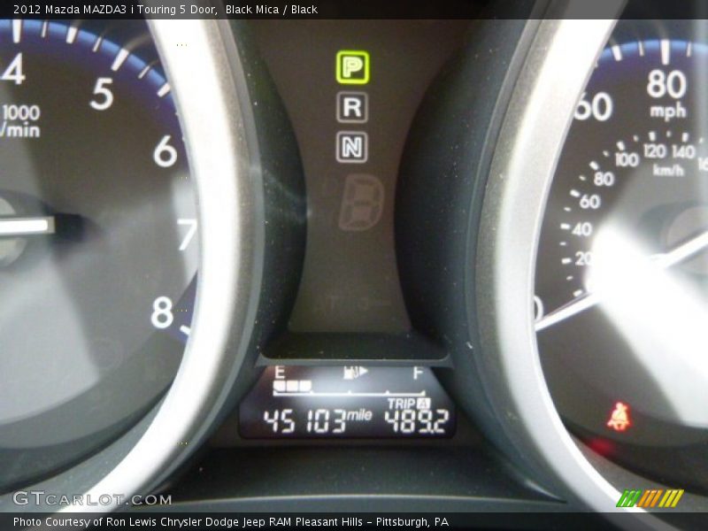 Black Mica / Black 2012 Mazda MAZDA3 i Touring 5 Door