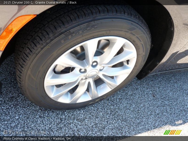 Granite Crystal Metallic / Black 2015 Chrysler 200 C