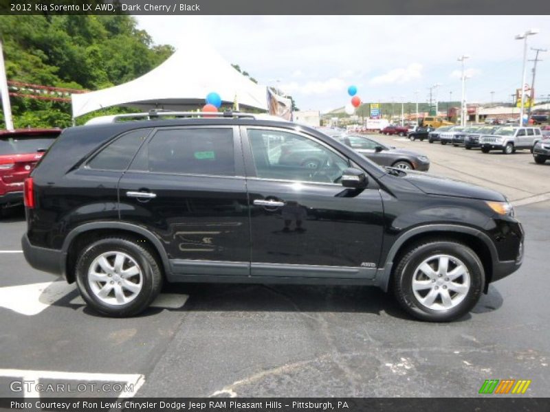 Dark Cherry / Black 2012 Kia Sorento LX AWD