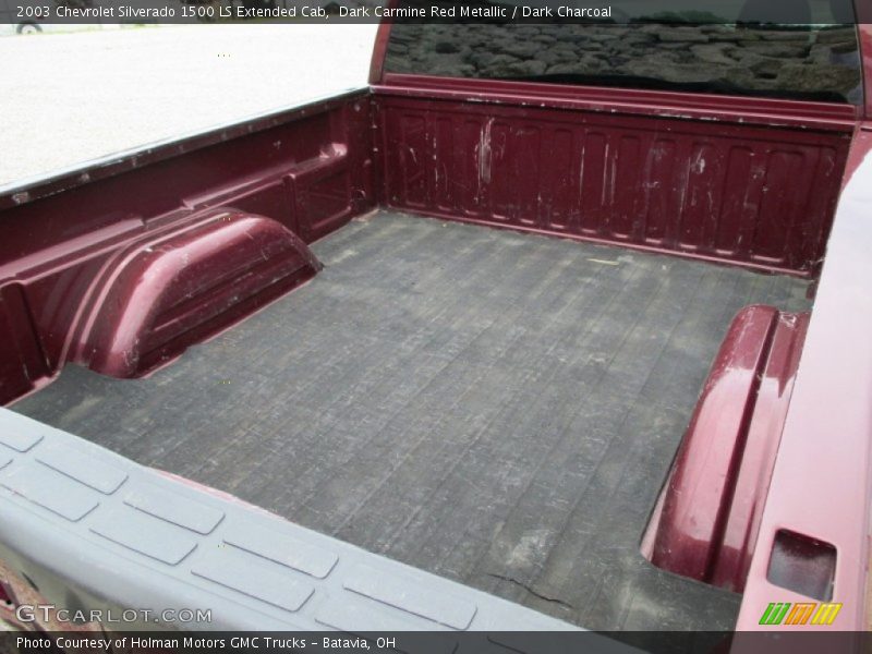 Dark Carmine Red Metallic / Dark Charcoal 2003 Chevrolet Silverado 1500 LS Extended Cab