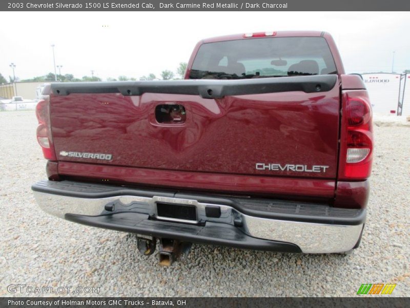Dark Carmine Red Metallic / Dark Charcoal 2003 Chevrolet Silverado 1500 LS Extended Cab