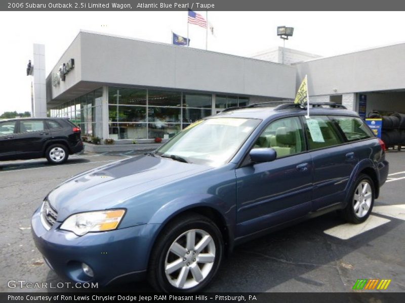 Atlantic Blue Pearl / Taupe 2006 Subaru Outback 2.5i Limited Wagon