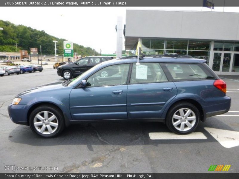 Atlantic Blue Pearl / Taupe 2006 Subaru Outback 2.5i Limited Wagon