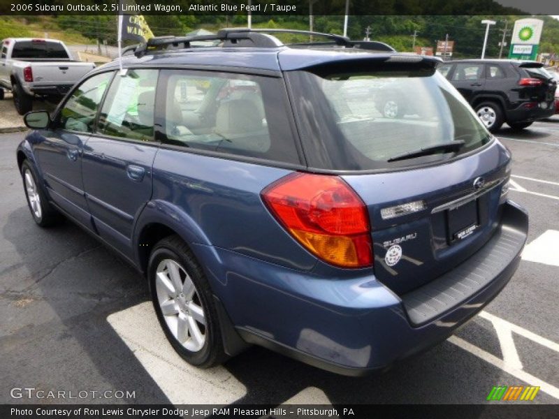 Atlantic Blue Pearl / Taupe 2006 Subaru Outback 2.5i Limited Wagon