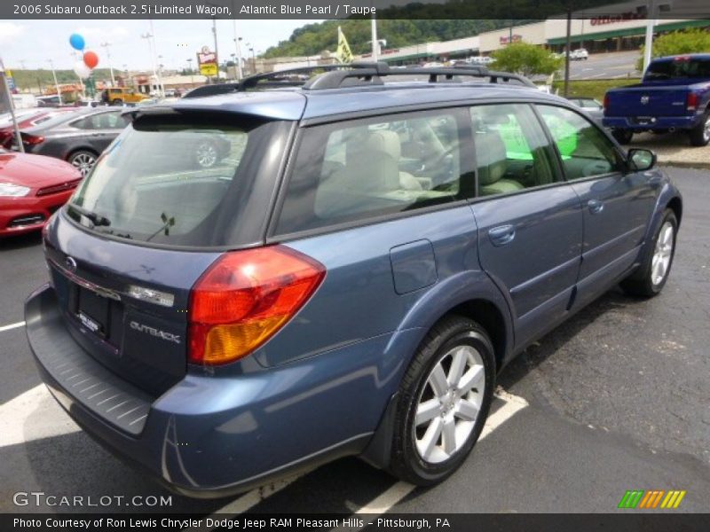 Atlantic Blue Pearl / Taupe 2006 Subaru Outback 2.5i Limited Wagon