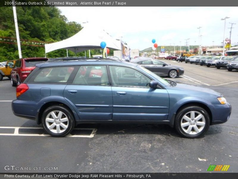 Atlantic Blue Pearl / Taupe 2006 Subaru Outback 2.5i Limited Wagon