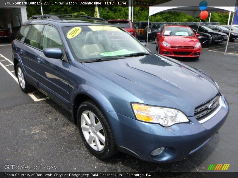 Atlantic Blue Pearl / Taupe 2006 Subaru Outback 2.5i Limited Wagon