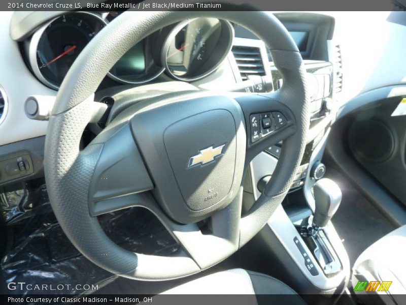 Blue Ray Metallic / Jet Black/Medium Titanium 2014 Chevrolet Cruze LS