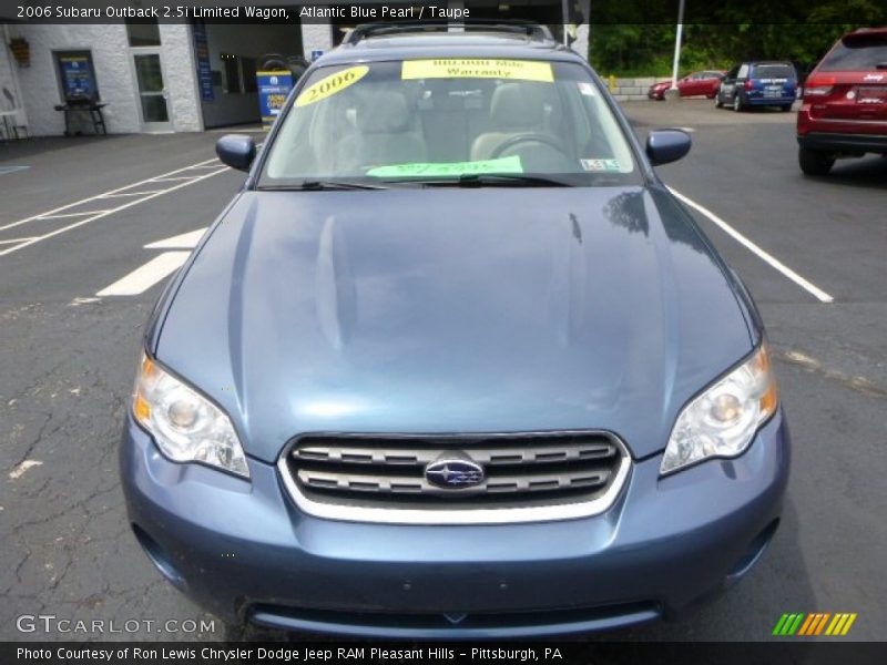 Atlantic Blue Pearl / Taupe 2006 Subaru Outback 2.5i Limited Wagon
