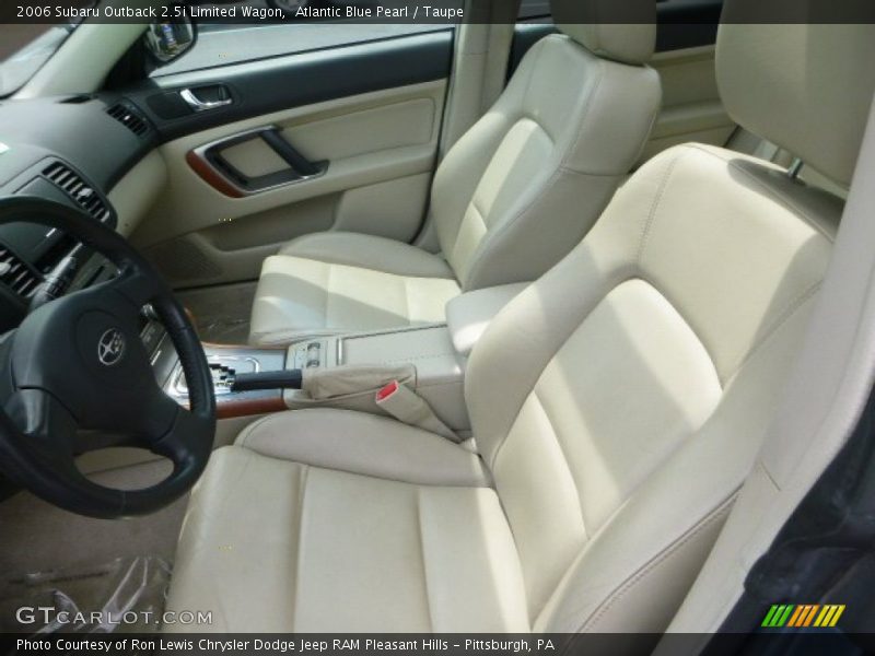 Atlantic Blue Pearl / Taupe 2006 Subaru Outback 2.5i Limited Wagon
