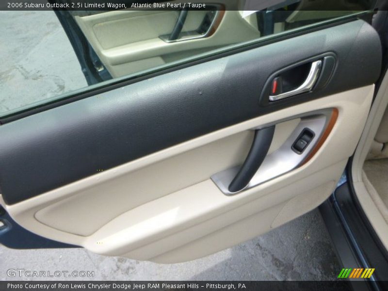 Atlantic Blue Pearl / Taupe 2006 Subaru Outback 2.5i Limited Wagon