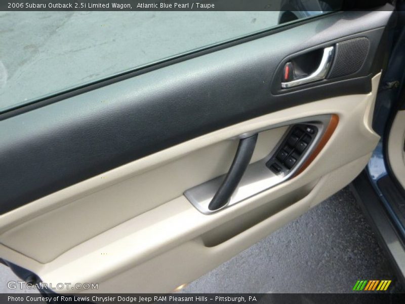 Atlantic Blue Pearl / Taupe 2006 Subaru Outback 2.5i Limited Wagon