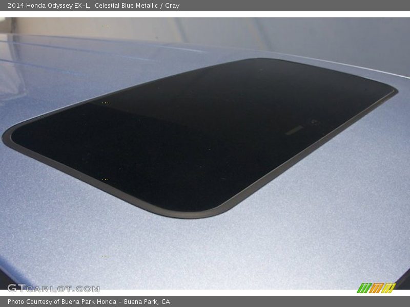 Celestial Blue Metallic / Gray 2014 Honda Odyssey EX-L