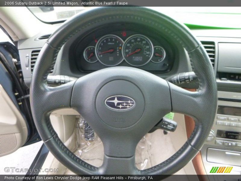 Atlantic Blue Pearl / Taupe 2006 Subaru Outback 2.5i Limited Wagon