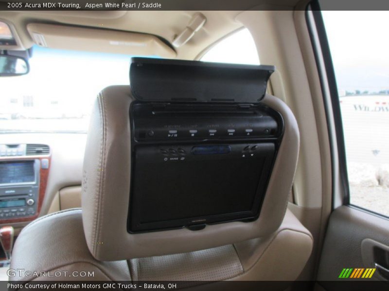Aspen White Pearl / Saddle 2005 Acura MDX Touring
