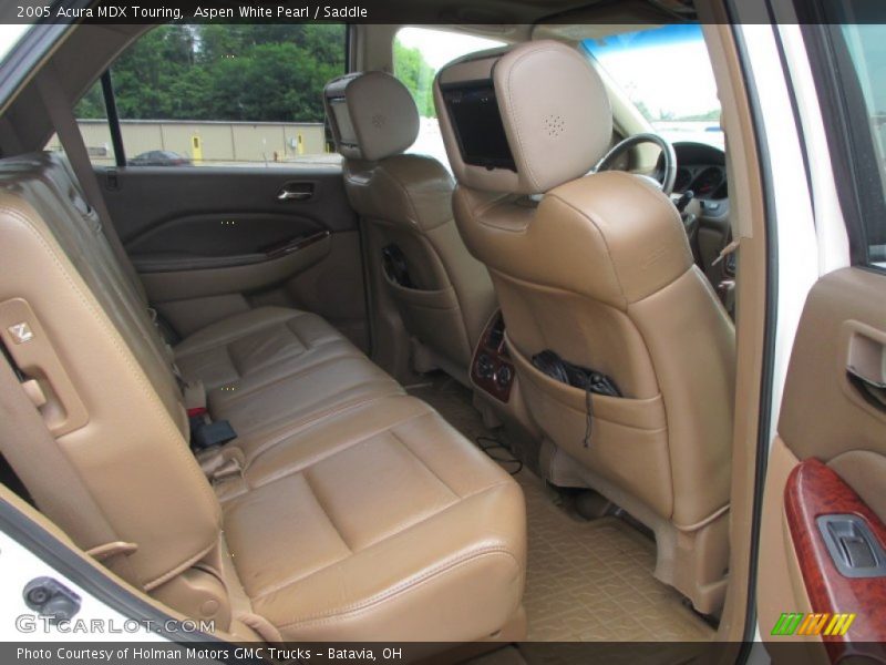 Aspen White Pearl / Saddle 2005 Acura MDX Touring