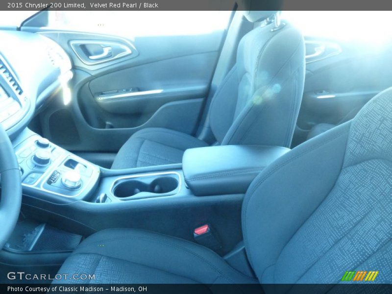 Velvet Red Pearl / Black 2015 Chrysler 200 Limited
