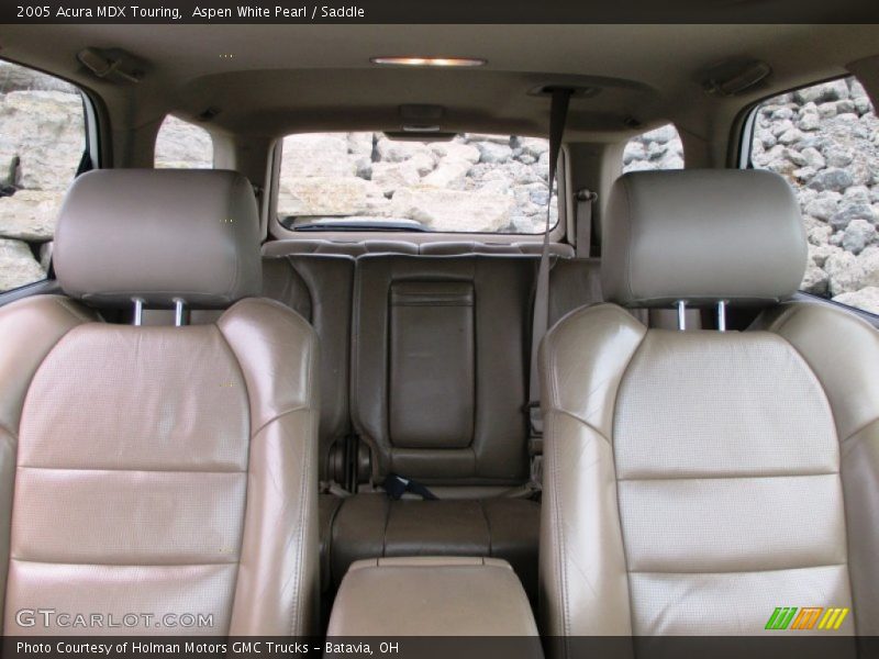 Aspen White Pearl / Saddle 2005 Acura MDX Touring
