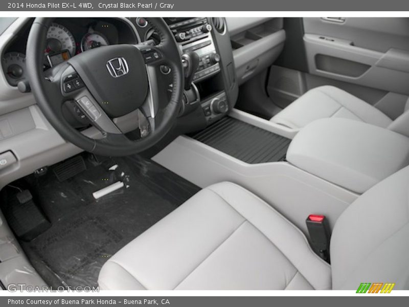 Crystal Black Pearl / Gray 2014 Honda Pilot EX-L 4WD