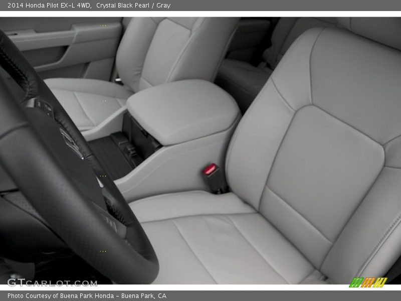 Crystal Black Pearl / Gray 2014 Honda Pilot EX-L 4WD