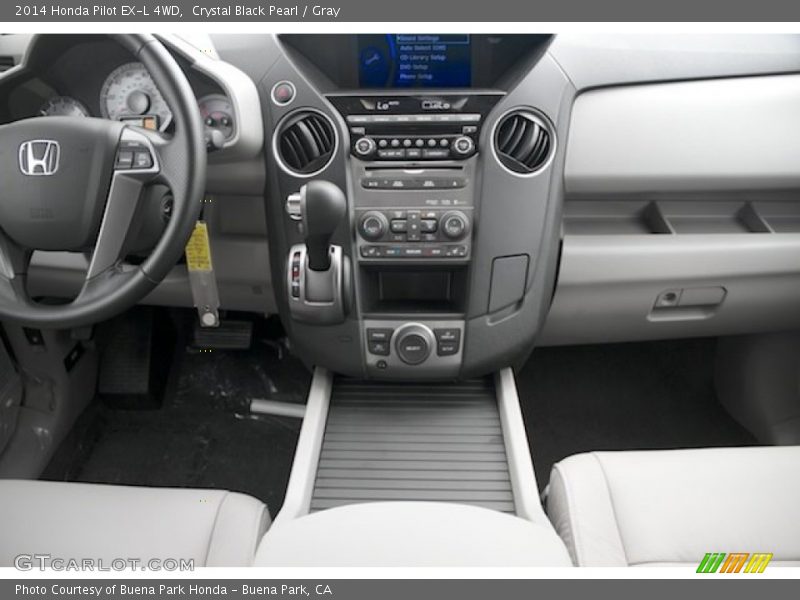 Crystal Black Pearl / Gray 2014 Honda Pilot EX-L 4WD