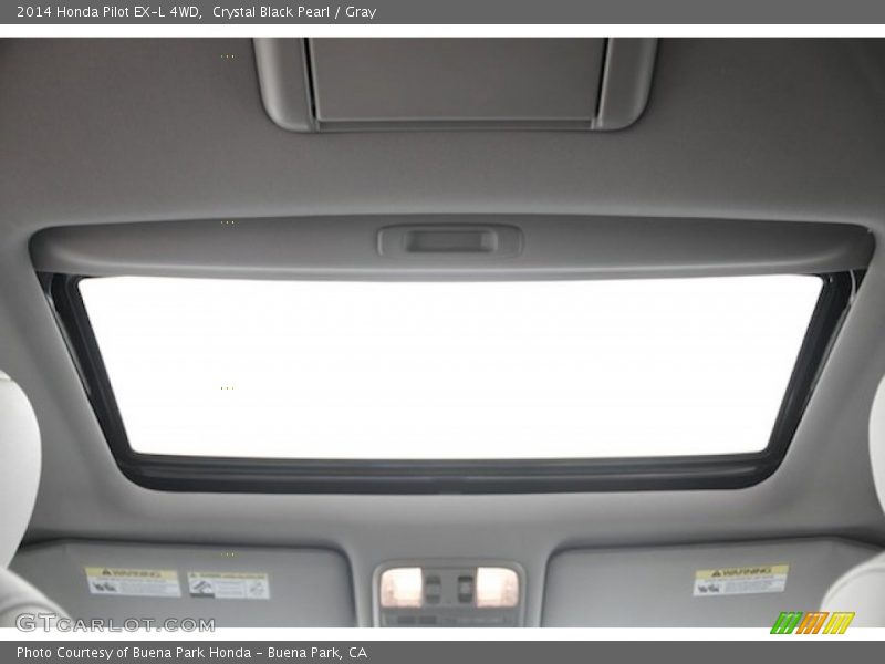 Crystal Black Pearl / Gray 2014 Honda Pilot EX-L 4WD