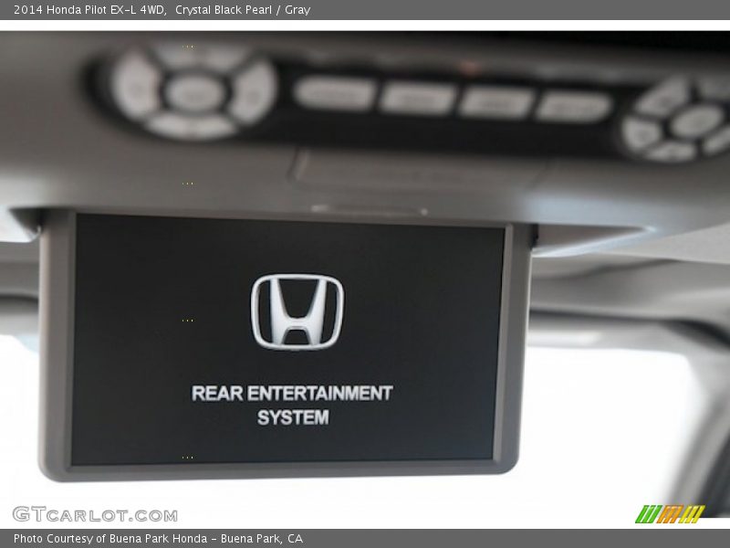 Crystal Black Pearl / Gray 2014 Honda Pilot EX-L 4WD