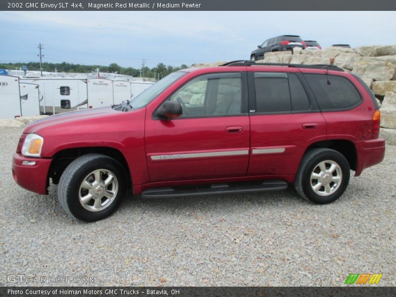 Magnetic Red Metallic / Medium Pewter 2002 GMC Envoy SLT 4x4