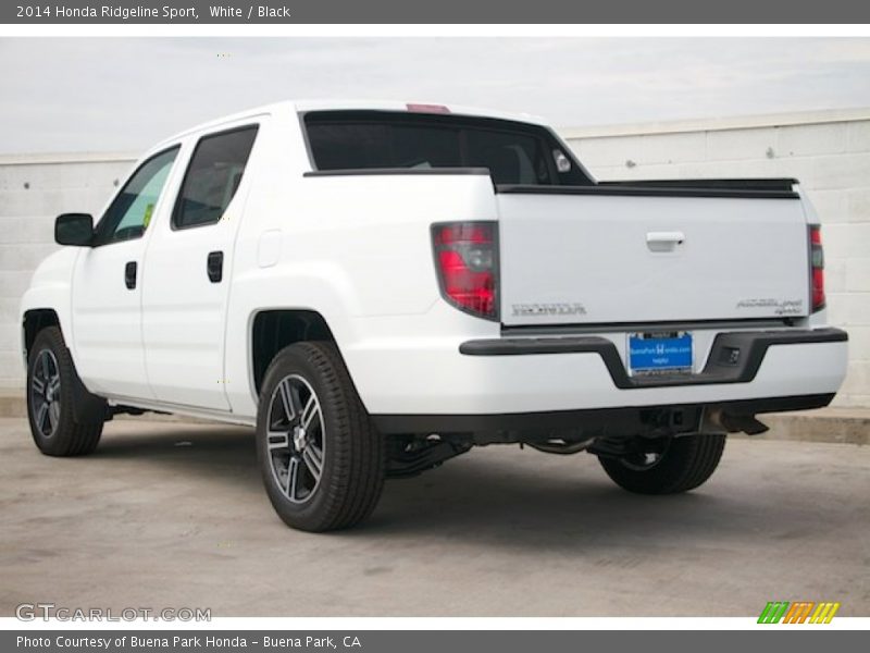 White / Black 2014 Honda Ridgeline Sport