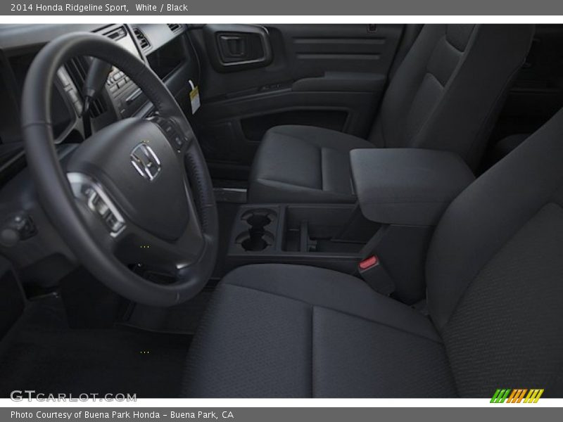 White / Black 2014 Honda Ridgeline Sport