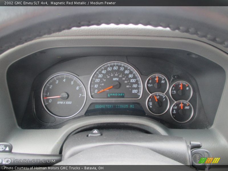Magnetic Red Metallic / Medium Pewter 2002 GMC Envoy SLT 4x4