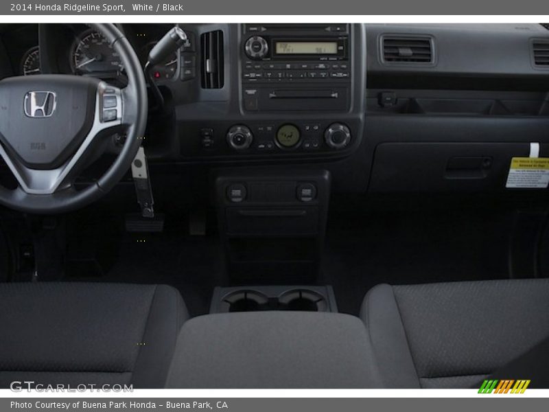 White / Black 2014 Honda Ridgeline Sport