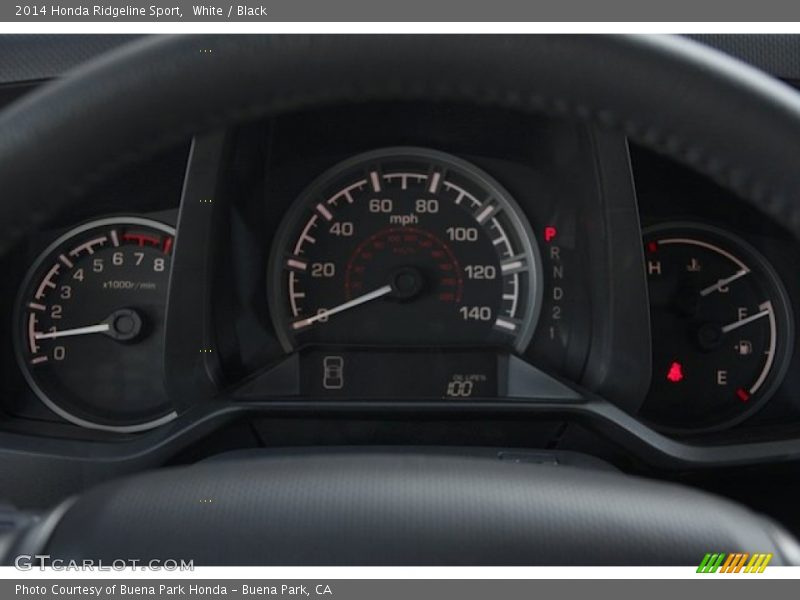 White / Black 2014 Honda Ridgeline Sport