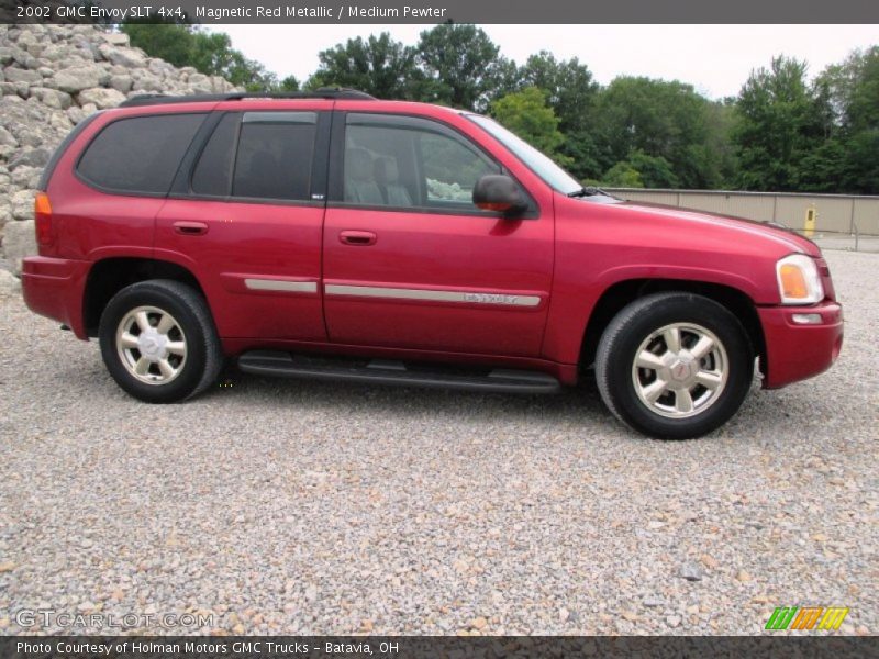 Magnetic Red Metallic / Medium Pewter 2002 GMC Envoy SLT 4x4