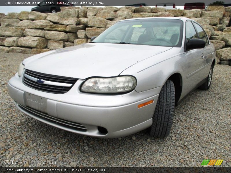 Galaxy Silver Metallic / Gray 2003 Chevrolet Malibu Sedan