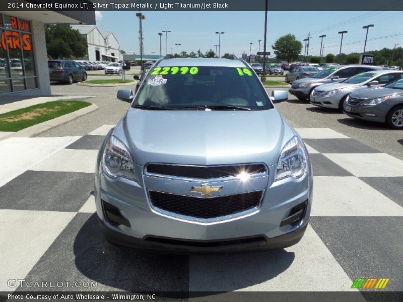 Silver Topaz Metallic / Light Titanium/Jet Black 2014 Chevrolet Equinox LT
